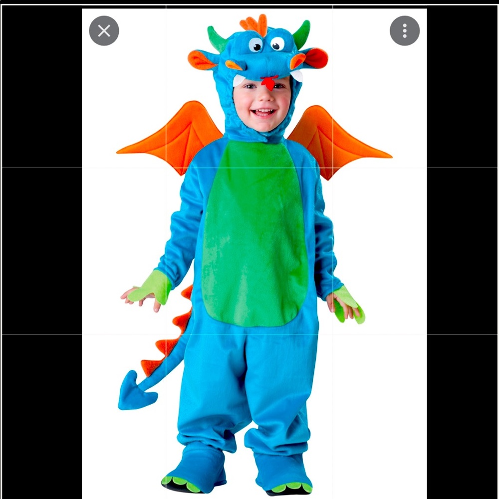 Toddler 3T-4T dinky dragon costume
